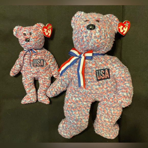 Ty USA buddy & beanie baby Fourth of July 🇺🇸 Independence Day - Picture 3 of 9